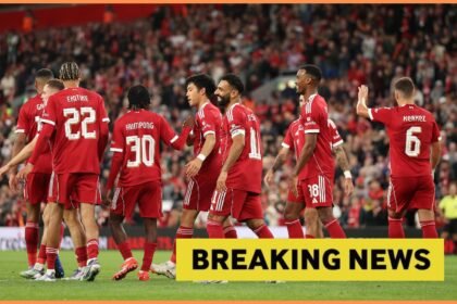 Liverpool players celebrate during a friendly victory over Athletic Bilbao