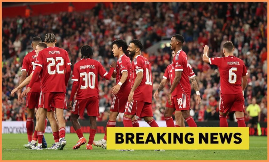 Liverpool players celebrate during a friendly victory over Athletic Bilbao