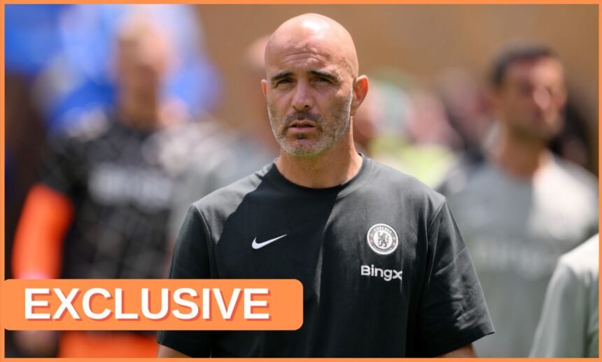 Chelsea manager Enzo Maresca