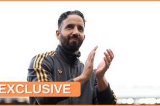 Man United manager Ruben Amorim