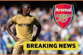 Eberechi Eze during Crystal Palace