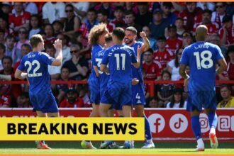 Leicester City players