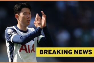 Son Heung-min applauds the Tottenham fans, plus yellow