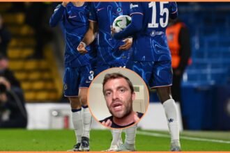 Chelsea players and Fabrizio Romano