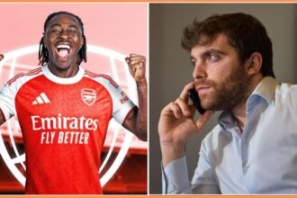 Eberechi Eze and Fabrizio Romano