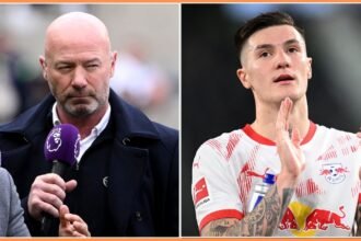 Alan Shearer and Benjamin Sesko