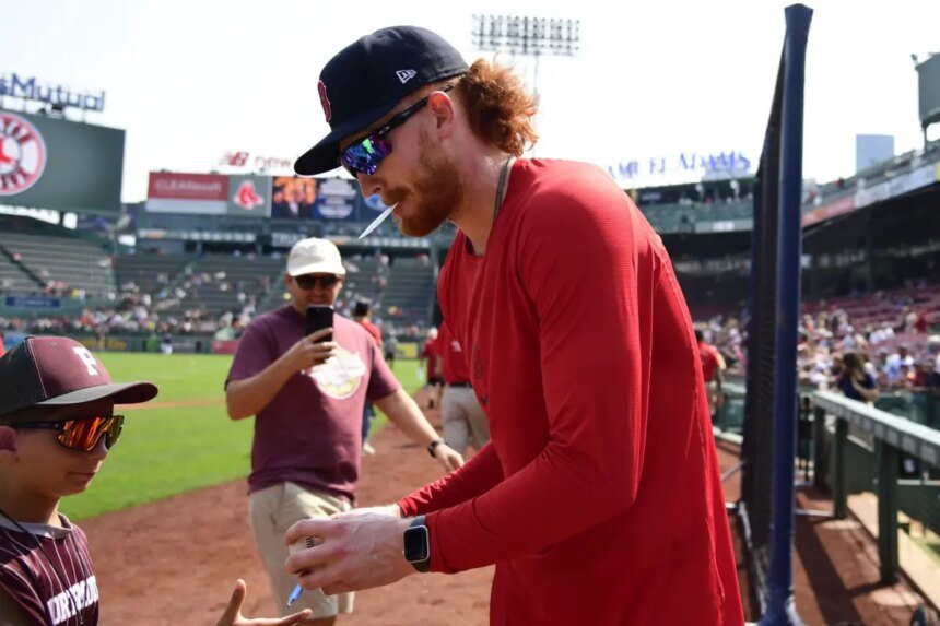 Dustin might be opened up by being traded by the Dodgers: "I was pushed out a bit."