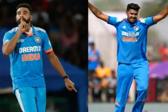 Mohammed Siraj and Harshit Rana