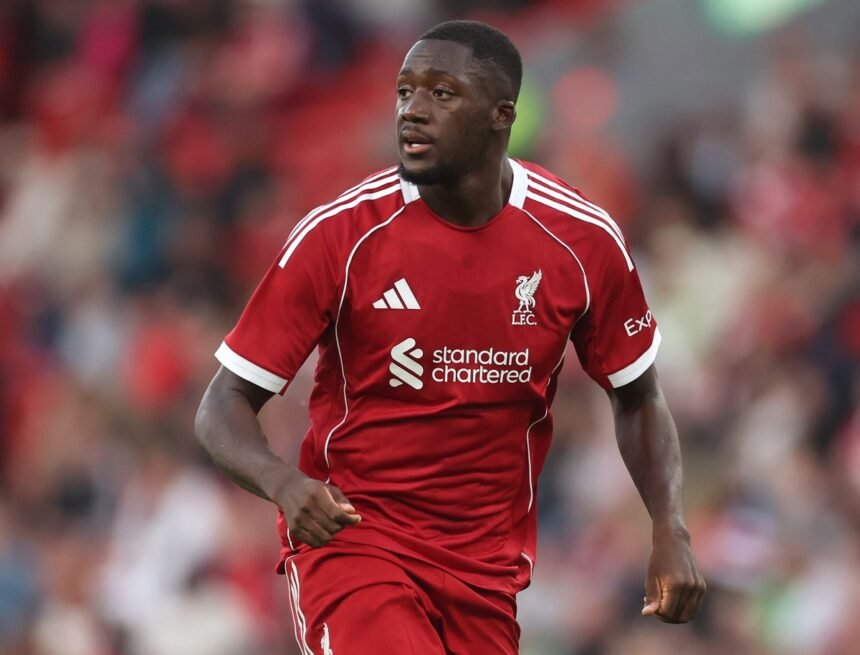 Ibrahima Konate in action for Liverpool vs Athletic Bilbao