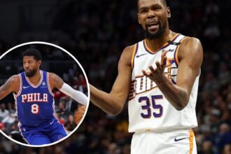 Kevin Durant is set to be less than Paul George and Evan Mobley in his deal with the Houston Rockets