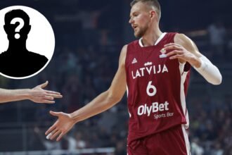 Kristaps Porzingis evokes the young NBA star.