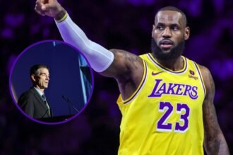 NBA legend John Stockton hits LeBron James's "Legacy" and brings the helicopter to the top."