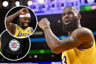 Patrick Beverly has a strong message, and LeBron James really really sends a LA Clippers training photo