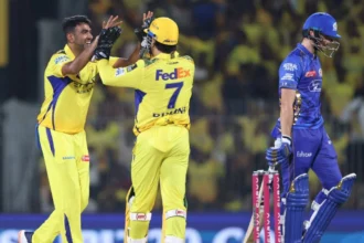 Ravichandran Ashwin MS Dhoni Celebration