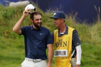 Scotty Schaeffler caddy Ted Scott returns to the Tour Championship