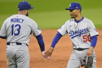 Starting with Max Mancy from the Dodgers Scratch lineup, Mookie Betts Shorts vs Angels