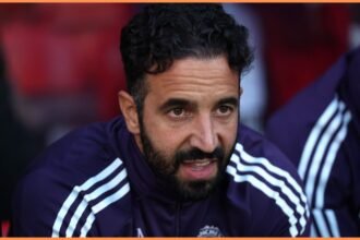 Man United manager Ruben Amorim