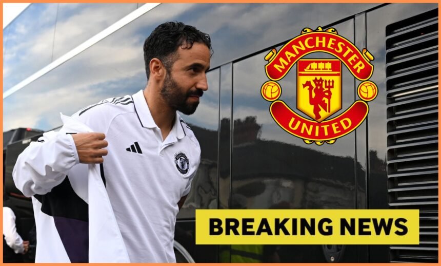 Ruben Amorim of Manchester United, plus yellow