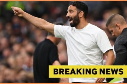 Man United manager Ruben Amorim