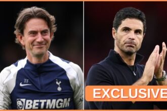 Thomas Frank and Mikel Arteta