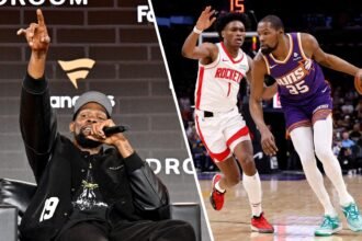 Amen Thompson can't contain his true feelings about playing with Kevin Durant on the Houston Rocket