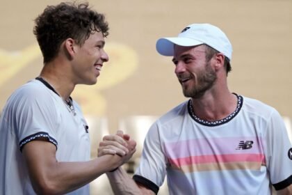 Ben Shelton, Miss Davis Cup match from Tommy Paul