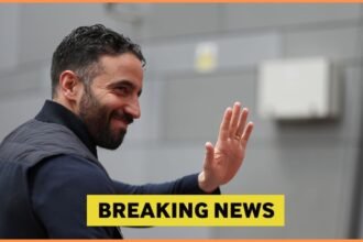 Man United manager Ruben Amorim