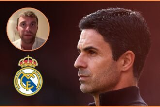 Mikel Arteta and Fabrizio Romano