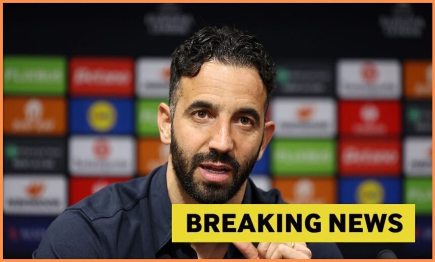 Man United manager Ruben Amorim