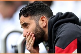 Ruben Amorim during Manchester United