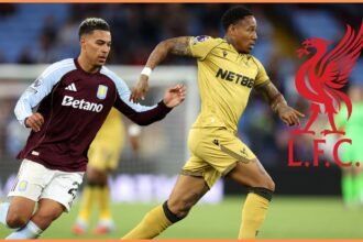 Morgan Rogers in action for Aston Villa against Crystal Palace