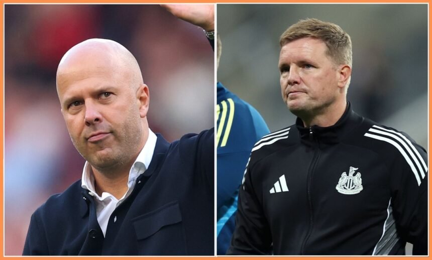 Arne Slot and Eddie Howe