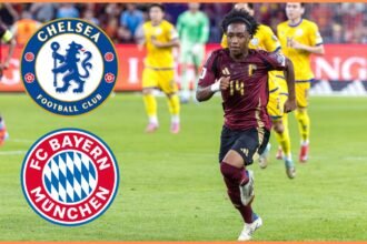 Malick Fofana in action for the Belgian national team