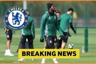 Axel Disasi in Chelsea training