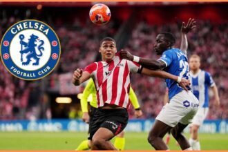 Maroan Sannadi in action for Athletic Bilbao