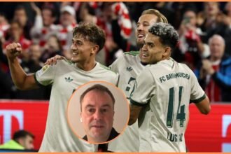 Harry Kane and Christian Falk