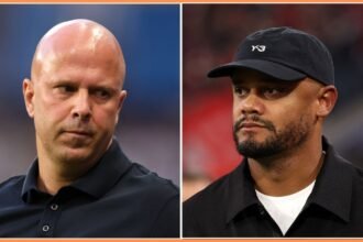 Arne Slot and Vincent Kompany