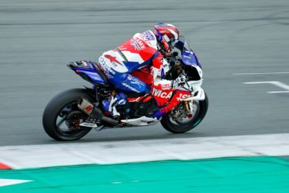 Race one podium, Assen, Redding, Haslam & Kent, BSB, 2025