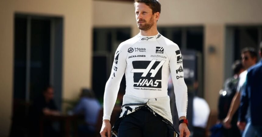 Grosjean drives F1 cars for the first time since Bahrain crashes