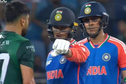 Haris Rauf Fights Shubman Gill Abhishek Sharma