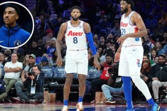 Jeff Teague makes "cooked" points about Paul George and Joel Embiid, giving the unfortunate 76ers predictions