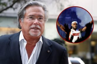Miami Heat Owner Mickey Allison gave a light jab at LeBron James' iconic 2010 announcement