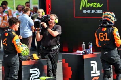 Norris and Piastri finished second and third