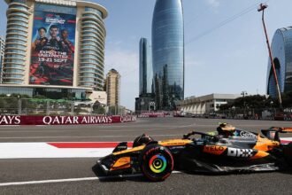 Norris is cheerful about McLaren's pace despite training problems