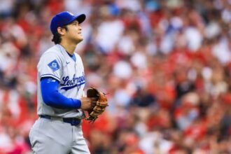 Open open to play in the outfield for the Dodgers in the postseason