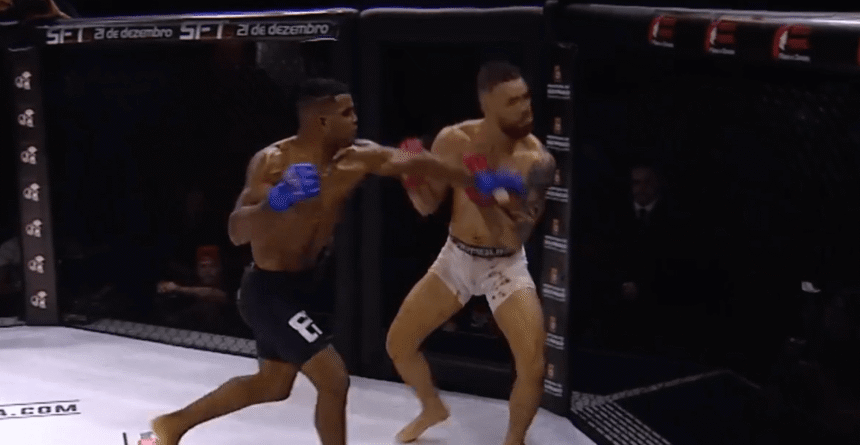 The only man to defeat Mauricio Ruffy, DWCS signer Manoel Sousa, "I'm pleased with his success" at the UFC