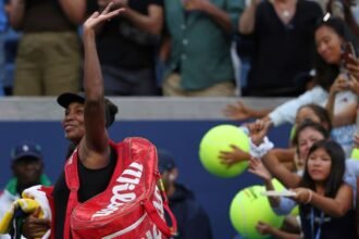 Venus Williams' doubles loss to the US open-end top seed