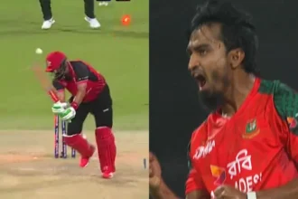 Watch Asia Cup 2025 Turns Toxic As Tanzim Hasan Sakib Gives Ugly Send Off To Babar Hayat 1