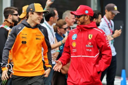 An amusing moment had F1 drivers laughing before lights went out