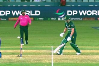 Mohammad Nawaz serves Pakistan’s trademark comedy, BCCI trolls his clown run-out in Asia Cup